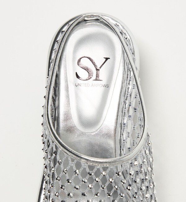 SY UNITED ARROWS「＜SY＞グレアネットミュール サンダル55&uarr;」|サンダル|