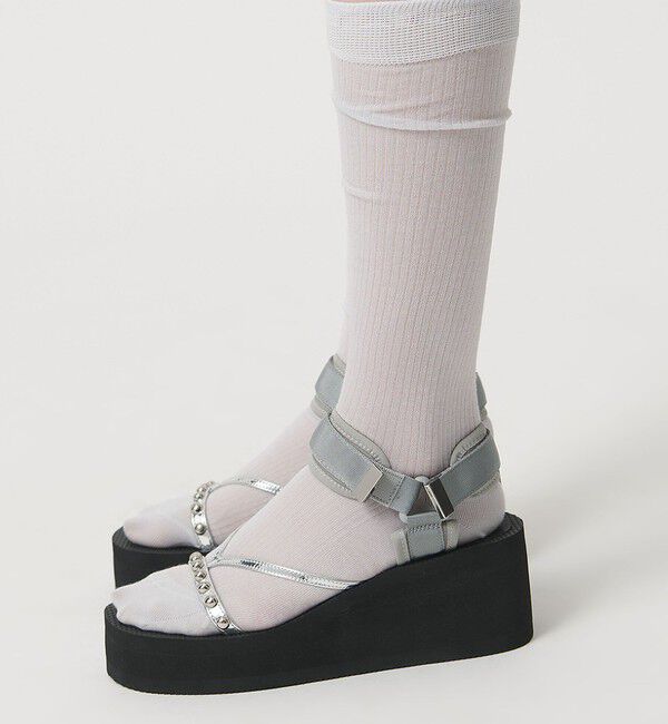 SY UNITED ARROWS「＜SY＞ ベルクロスタッズ サンダル70&uarr;」|サンダル|