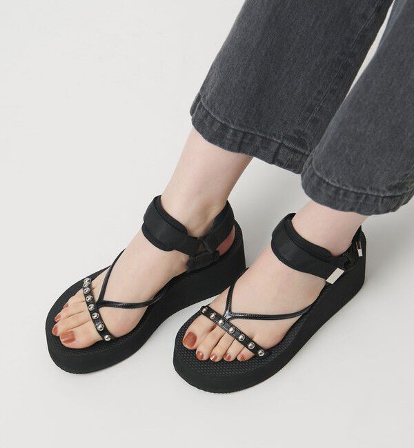 SY UNITED ARROWS「＜SY＞ ベルクロスタッズ サンダル70&uarr;」|サンダル|