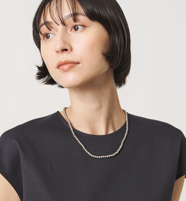 UNITED ARROWS「4MM イミテーションパール 2WAY ネックレス」|ネックレス|