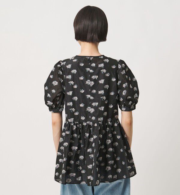 UNITED ARROWS「ブーケ カットジャガード ブラウス」|シャツ・ブラウス|