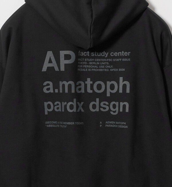AEWEN MATOPH「＜PARADOX DESIGNAM for AEWEN MATOPH＞スウェット フーディー」|パーカー|