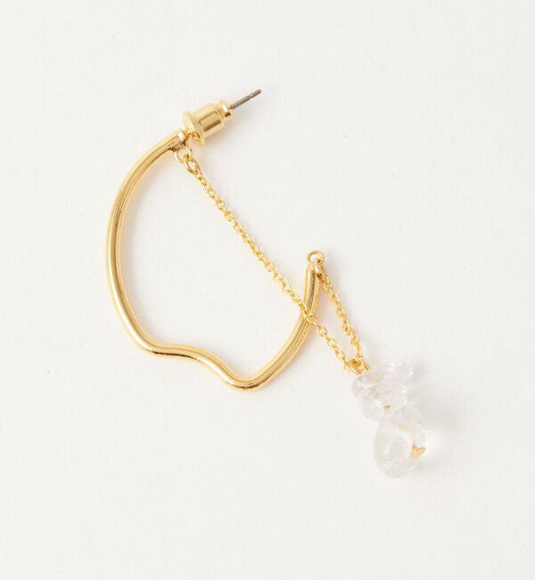 UNITED ARROWS green label relaxing「＜anisotea＞ Wave Hoop ピアス」|ピアス|