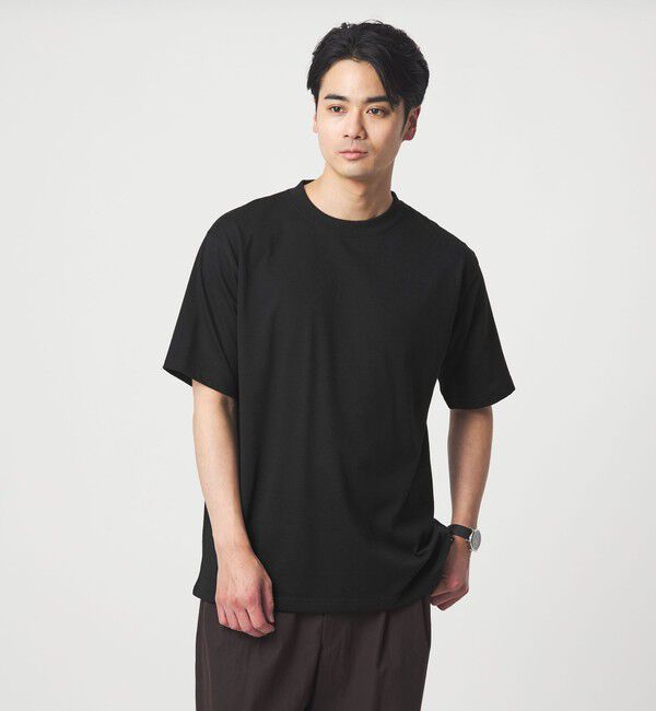 UNITED ARROWS green label relaxing「＜snow peak＞バック ロゴ Tシャツ」|Tシャツ・カットソー|BLACK