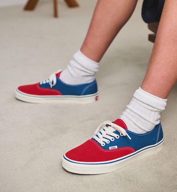 UNITED ARROWS green label relaxing「＜VANS＞オーセンティック スニーカー」|スニーカー|RED