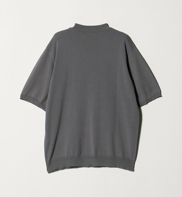 UNITED ARROWS green label relaxing「【WEB限定】JUST fit ジャケイン モックネック 半袖 ニット」|ニット・セーター|