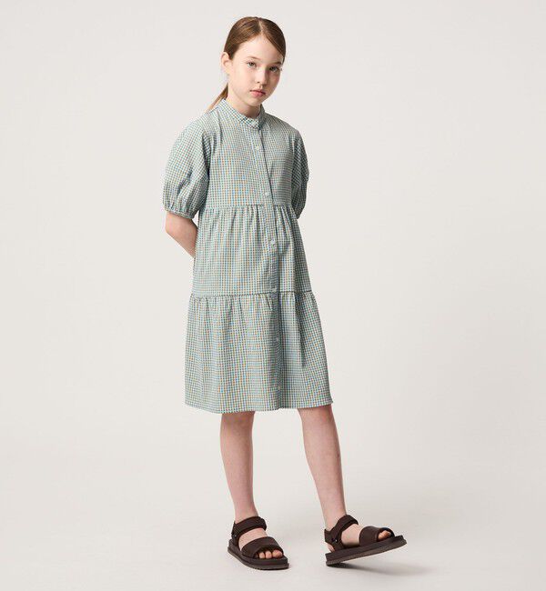 UNITED ARROWS green label relaxing「チェック ワンピース / キッズ 140cm-160cm」|ワンピース|