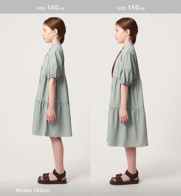 UNITED ARROWS green label relaxing「チェック ワンピース / キッズ 140cm-160cm」|ワンピース|