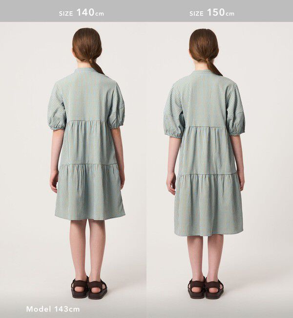 UNITED ARROWS green label relaxing「チェック ワンピース / キッズ 140cm-160cm」|ワンピース|