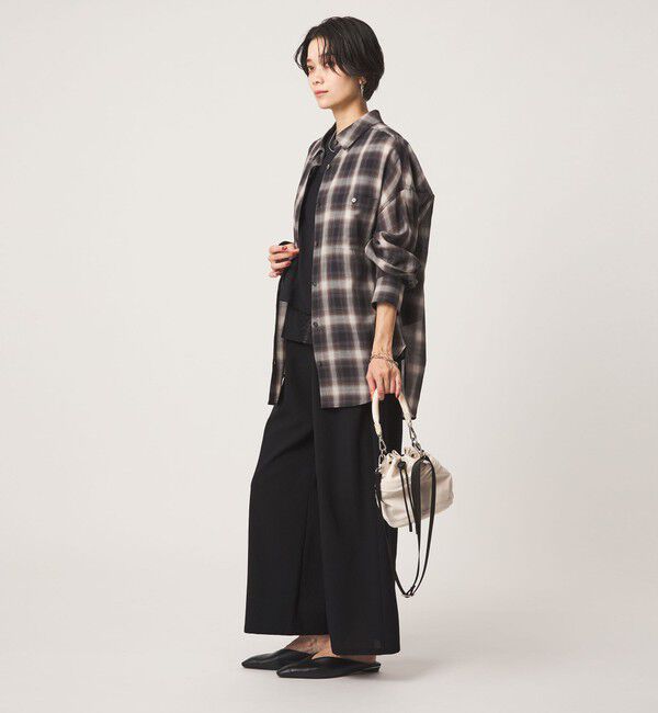 UNITED ARROWS green label relaxing「ダブルフレアオールインワン マシンウォッシャブル 通気性 ストレッチ」|オールインワン|