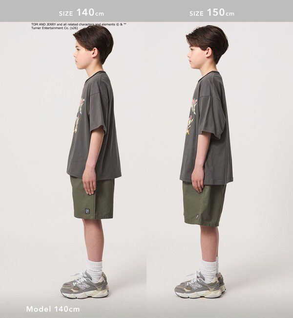 UNITED ARROWS green label relaxing「【別注】＜URBAMENT＞TOM and JERRY リンガーTシャツ / キッズ 140cmー150cm」|Tシャツ・カットソー|