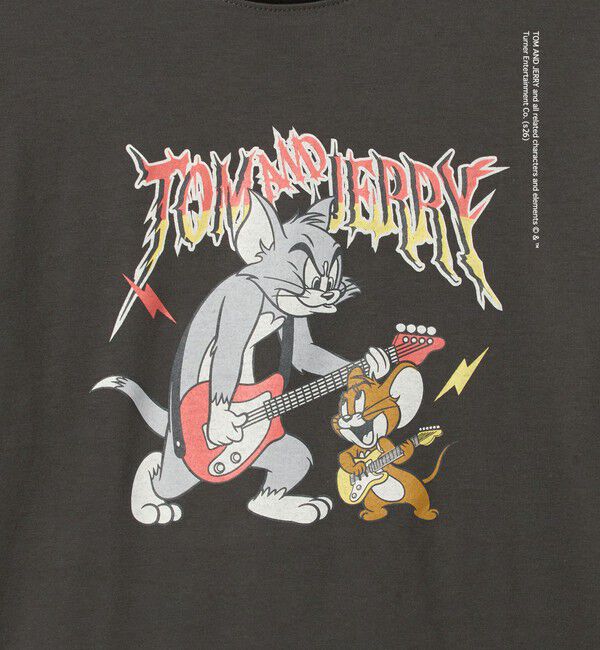 UNITED ARROWS green label relaxing「【別注】＜URBAMENT＞TOM and JERRY リンガーTシャツ / キッズ 140cmー150cm」|Tシャツ・カットソー|