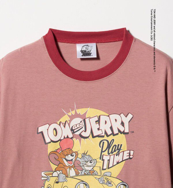 UNITED ARROWS green label relaxing「【別注】＜URBAMENT＞TOM and JERRY リンガーTシャツ / キッズ 140cmー150cm」|Tシャツ・カットソー|
