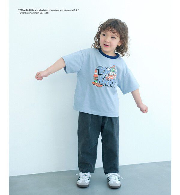 UNITED ARROWS green label relaxing「【別注】＜URBAMENT＞TOM and JERRY リンガーTシャツ / キッズ 100cmー130cm」|Tシャツ・カットソー|