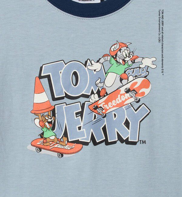 UNITED ARROWS green label relaxing「【別注】＜URBAMENT＞TOM and JERRY リンガーTシャツ / キッズ 100cmー130cm」|Tシャツ・カットソー|