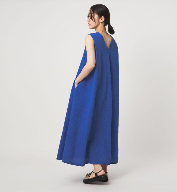 UNITED ARROWS green label relaxing「【WEB限定】＜at ease＞カラミ ノースリーブ ワンピース」|ワンピース|