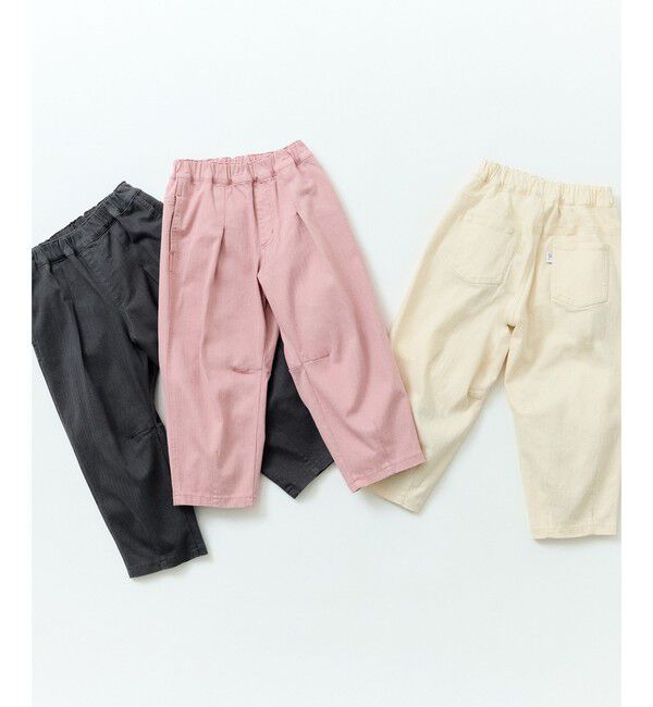 UNITED ARROWS green label relaxing「【スタメンシリーズ】ストレッチ ヘリンボーン カーブパンツ / キッズ 100cm-160cm」|チノ|