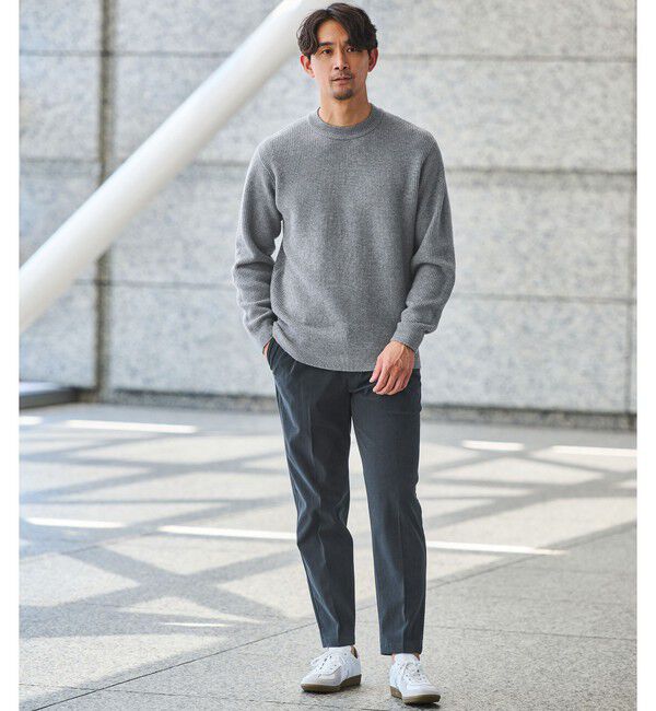 UNITED ARROWS green label relaxing「【WEB限定】JUST fit コーデュロイ 1プリーツ イージーパンツ」|チノ|