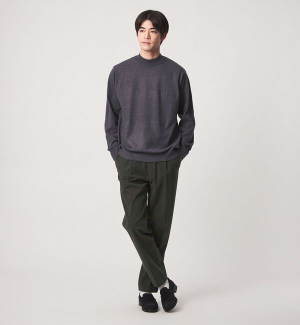 UNITED ARROWS green label relaxing「【WEB限定】JUST fit コーデュロイ 1プリーツ イージーパンツ」|チノ|