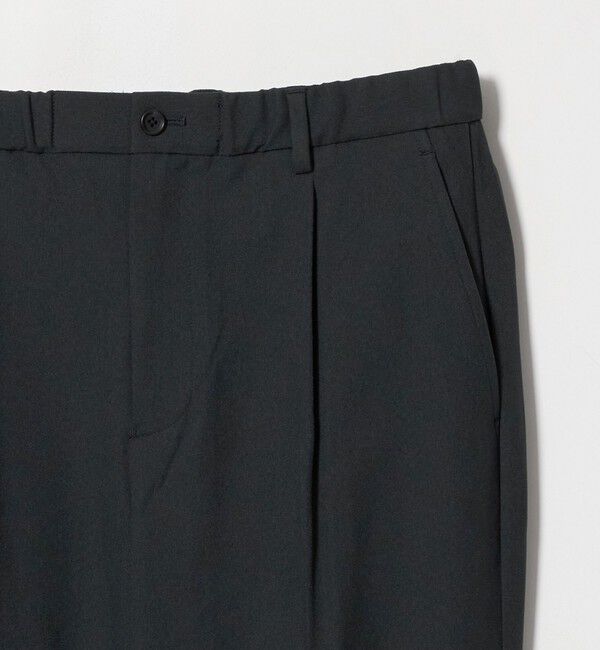 UNITED ARROWS green label relaxing「【WEB限定】JUST fit ウールライク 1プリーツ イージーパンツ -ストレッチ-」|チノ|