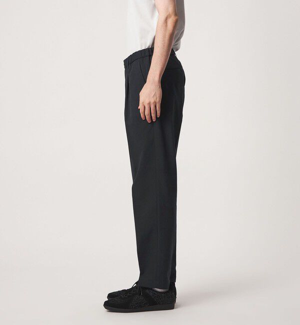 UNITED ARROWS green label relaxing「【WEB限定】JUST fit ウールライク 1プリーツ イージーパンツ -ストレッチ-」|チノ|