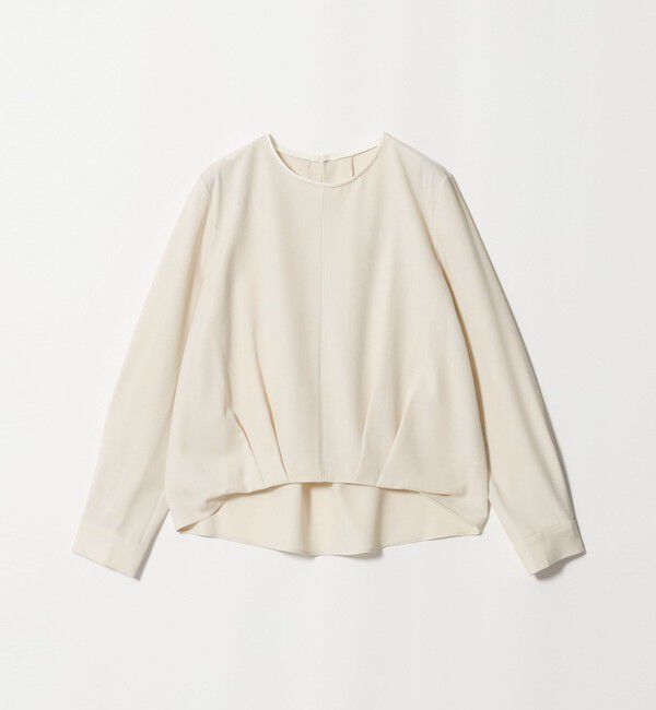 UNITED ARROWS green label relaxing「ライン TEE ロングスリーブ ブラウス」|シャツ・ブラウス|OFF WHITE