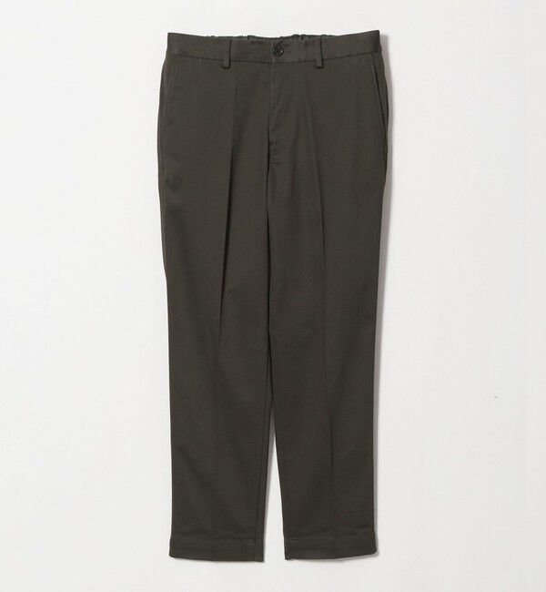 UNITED ARROWS green label relaxing「TC サテン スマートレッグ S2 パンツ -ストレッチ-」|チノ|