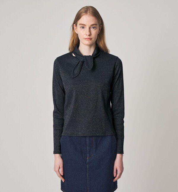 STEVEN ALAN「＜Steven Alan＞ラメ タイモチーフ プルオーバー」|Tシャツ・カットソー|