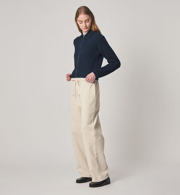 STEVEN ALAN「＜Steven Alan＞コットン ケーブル ジップ カーディガン」|カーディガン|