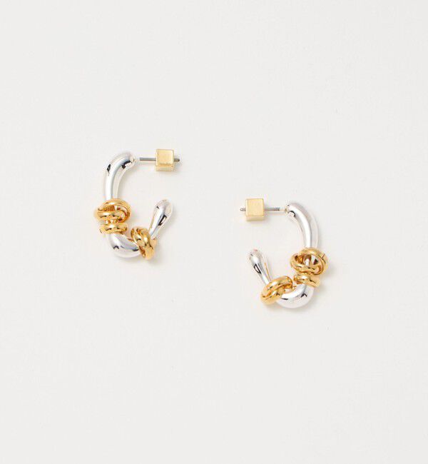 BEAUTY&YOUTH UNITED ARROWS「＜LAPUIS＞Flow coil ピアス」|ピアス|