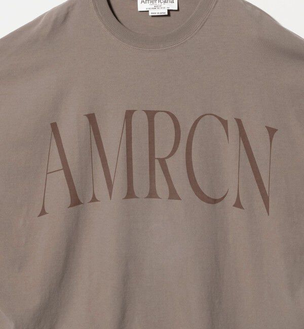 BEAUTY&YOUTH UNITED ARROWS「＜Americana＞ロールアップ クロップド Tシャツ」|Tシャツ・カットソー|