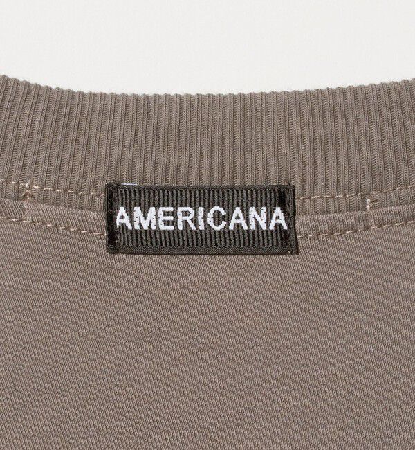 BEAUTY&YOUTH UNITED ARROWS「＜Americana＞ロールアップ クロップド Tシャツ」|Tシャツ・カットソー|