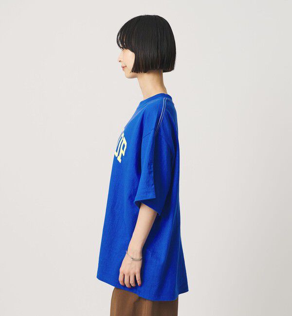 BEAUTY&YOUTH UNITED ARROWS「【別注】＜Americana＞プリント ビッグTシャツ/コバルト」|Tシャツ・カットソー|