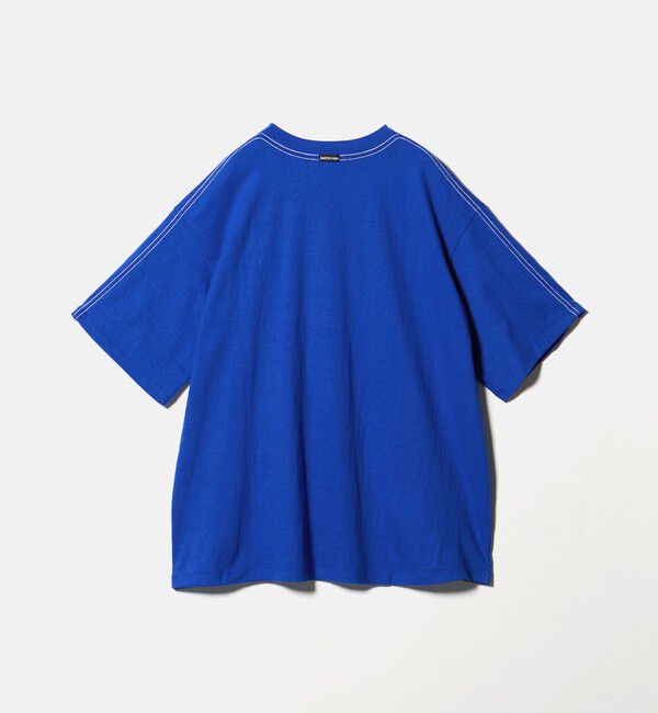 BEAUTY&YOUTH UNITED ARROWS「【別注】＜Americana＞プリント ビッグTシャツ/コバルト」|Tシャツ・カットソー|