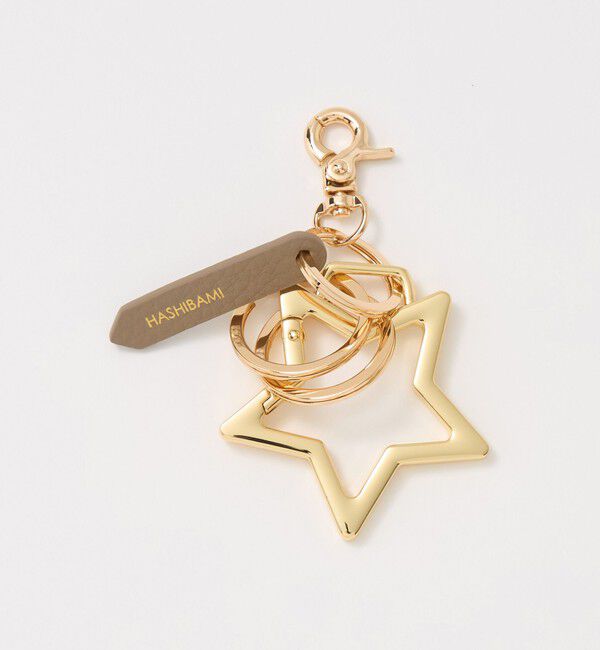 BEAUTY&YOUTH UNITED ARROWS「【WEB限定】＜Hashibami＞スター キーリング」|キーケース|GOLD