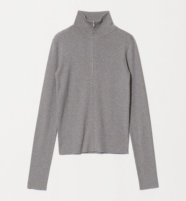 STEVEN ALAN「＜Steven Alan＞リブ ジップアップ プルオーバー」|カーディガン|