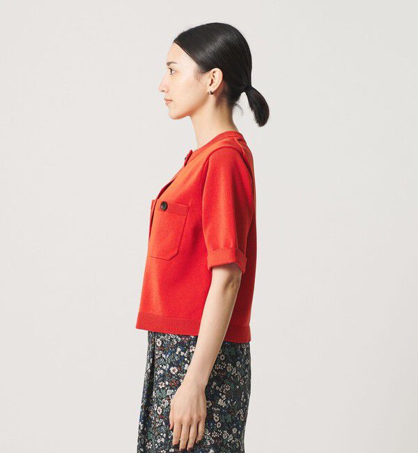 BEAUTY&YOUTH UNITED ARROWS「ポケット ハーフスリーブ カーディガン ウォッシャブル」|カーディガン|