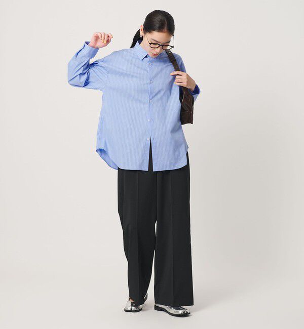 BEAUTY&YOUTH UNITED ARROWS「【WEB限定】ストライプ レギュラーカラー シャツ」|シャツ・ブラウス|
