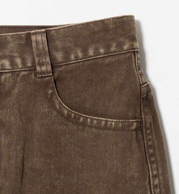 BEAUTY&YOUTH UNITED ARROWS「コットンツイル フェード ミニスカート」|スカート|
