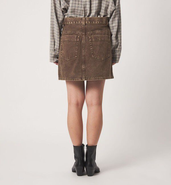 BEAUTY&YOUTH UNITED ARROWS「コットンツイル フェード ミニスカート」|スカート|