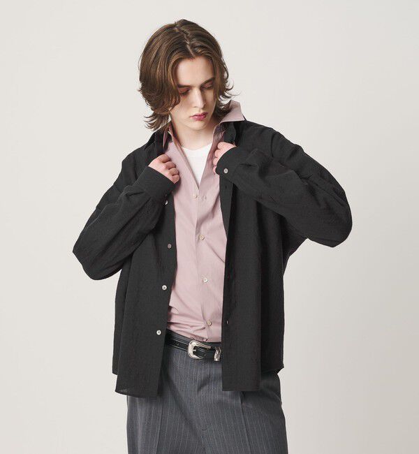 BEAUTY&YOUTH UNITED ARROWS「ウール ガーゼ レギュラー シャツ GRANDE TAPERD型」|シャツ・ブラウス|