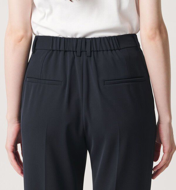 BEAUTY&YOUTH UNITED ARROWS「【WEB限定 Wardrobe DAILY MINIMAL】ダブルクロス フレアパンツ ウォッシャブル」|スラックス|