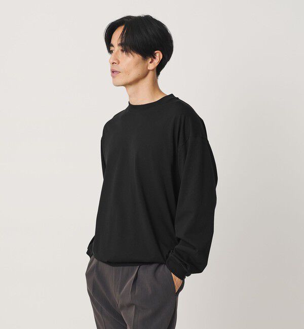 BEAUTY&YOUTH UNITED ARROWS「リファインド コットン スウェット」|Tシャツ・カットソー|BLACK
