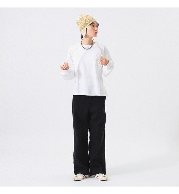 BEAMSBOY「【別注】Goodwear &times; BEAMS BOY / カスタム ビッグ ロングスリーブ Tシャツ」|Tシャツ・カットソー|