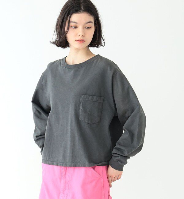 BEAMSBOY「【別注】Goodwear &times; BEAMS BOY / カスタム ビッグ ロングスリーブ Tシャツ」|Tシャツ・カットソー|