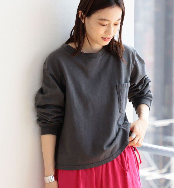 BEAMSBOY「【別注】Goodwear &times; BEAMS BOY / カスタム ビッグ ロングスリーブ Tシャツ」|Tシャツ・カットソー|