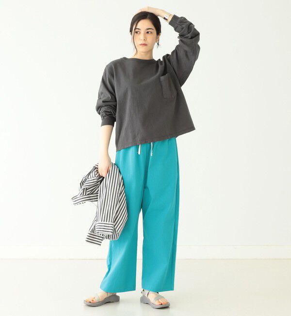 BEAMSBOY「【別注】Goodwear &times; BEAMS BOY / カスタム ビッグ ロングスリーブ Tシャツ」|Tシャツ・カットソー|