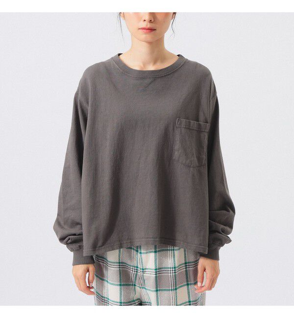 BEAMSBOY「【別注】Goodwear &times; BEAMS BOY / カスタム ビッグ ロングスリーブ Tシャツ」|Tシャツ・カットソー|