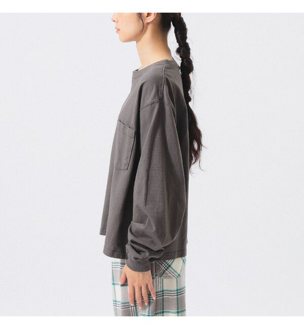 BEAMSBOY「【別注】Goodwear &times; BEAMS BOY / カスタム ビッグ ロングスリーブ Tシャツ」|Tシャツ・カットソー|