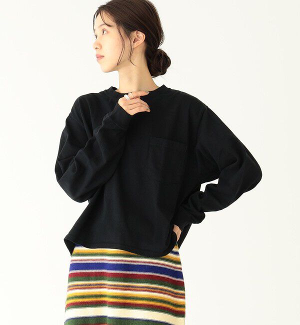 BEAMSBOY「【別注】Goodwear &times; BEAMS BOY / カスタム ビッグ ロングスリーブ Tシャツ」|Tシャツ・カットソー|